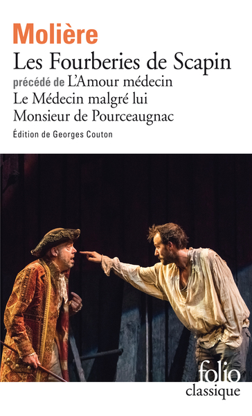 Les Fourberies de Scapin - L'Amour médecin - Le Médecin malgré lui - Monsieur de Pourceaugnac (9782072885532-front-cover)