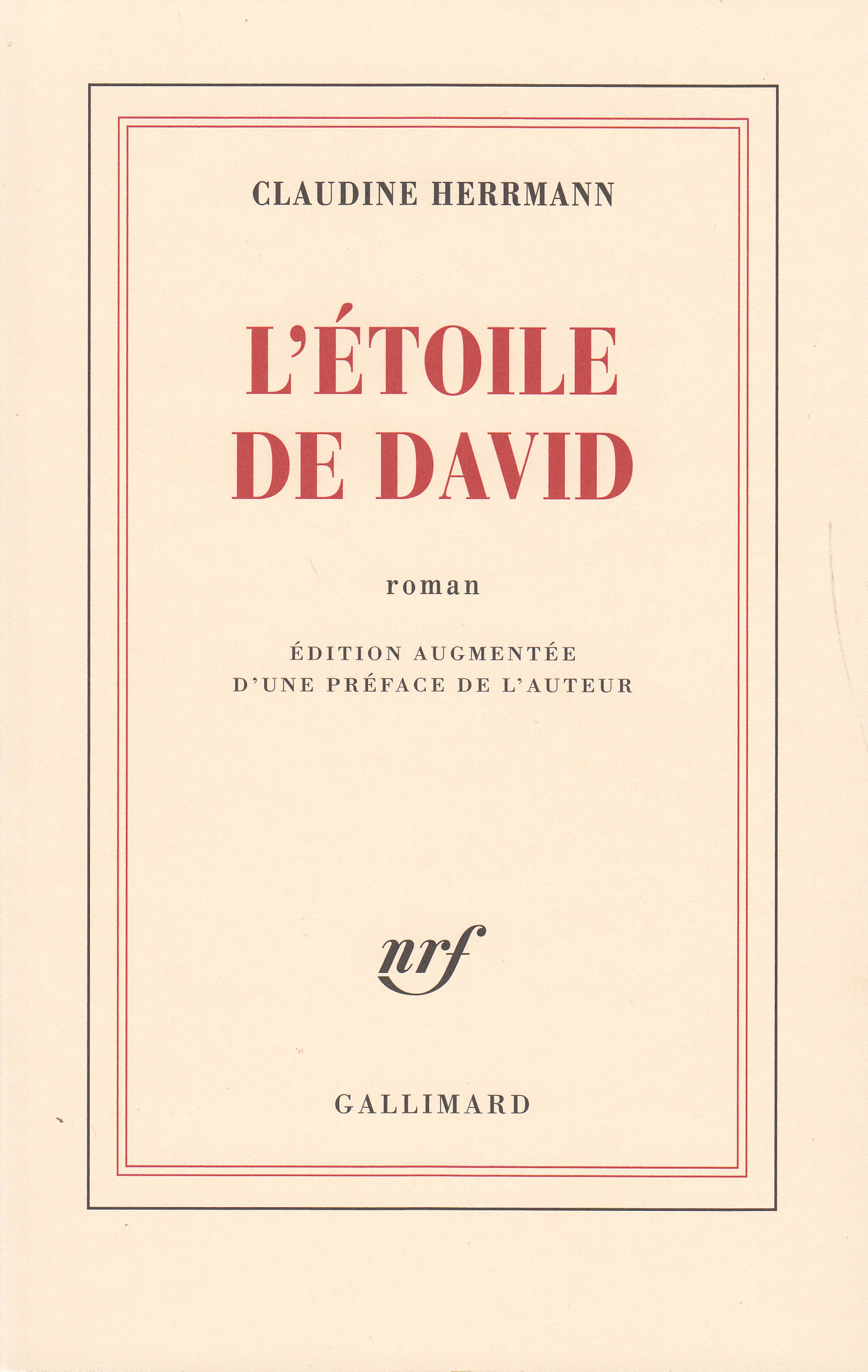 L'étoile de David (9782072856853-front-cover)