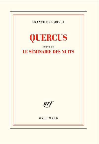 Quercus/Le séminaire des nuits (9782072897443-front-cover)