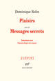 Plaisirs/Messages secrets, ENTRETIENS AVEC PATRICIA BOYER DE LATOUR (9782072849053-front-cover)