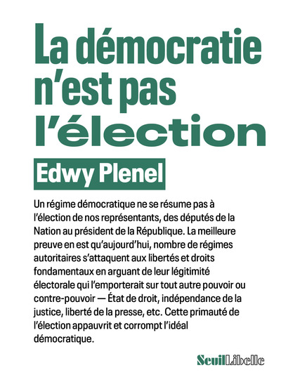 La démocratie n'est pas l'élection (9782021616057-front-cover)
