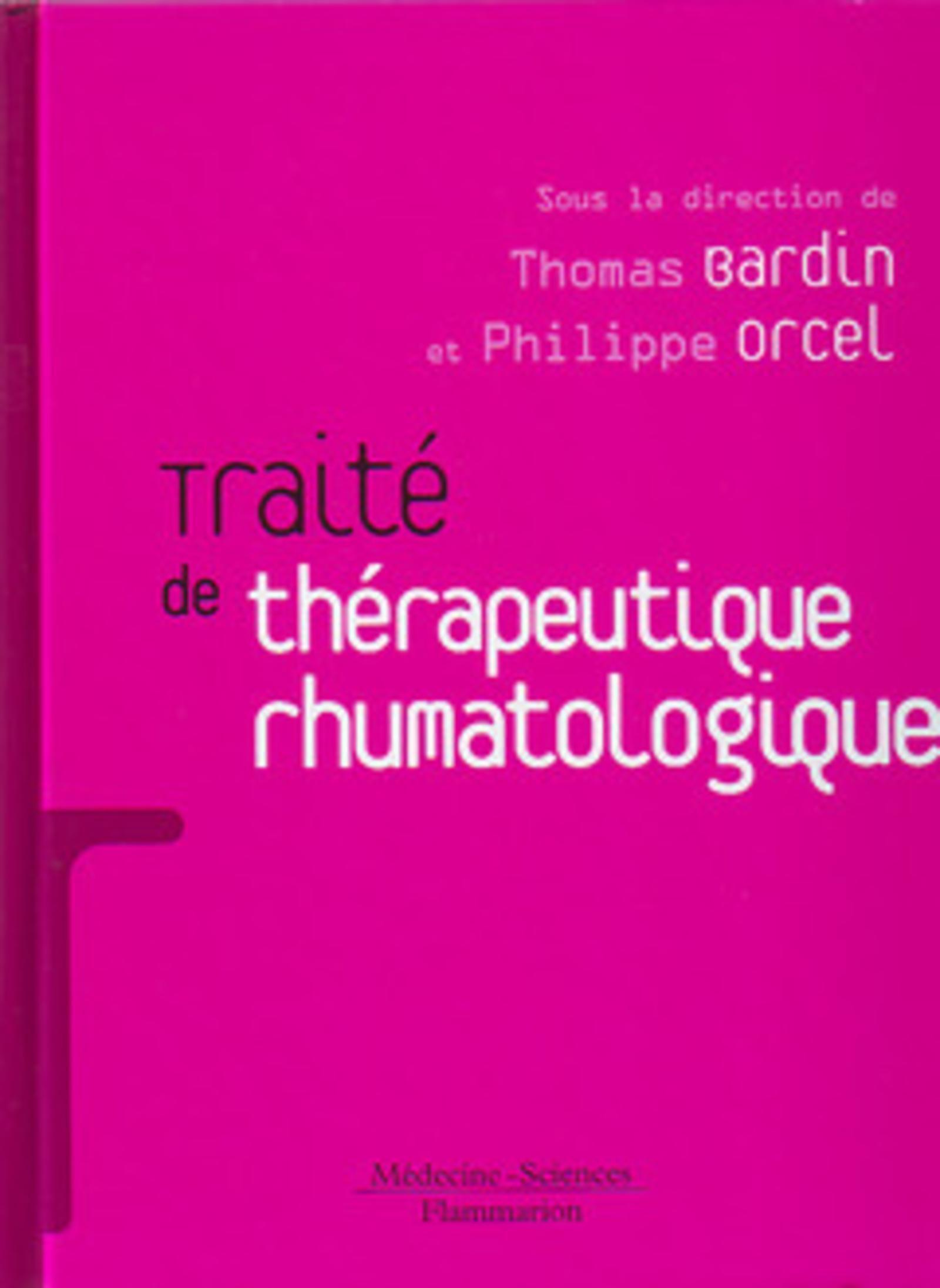 Traité de thérapeutique rhumatologique (9782257165121-front-cover)