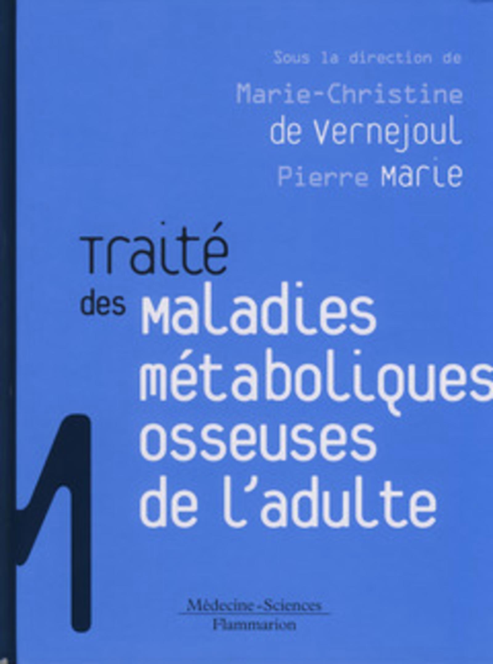 Maladies métaboliques osseuses de l'adulte (9782257113023-front-cover)