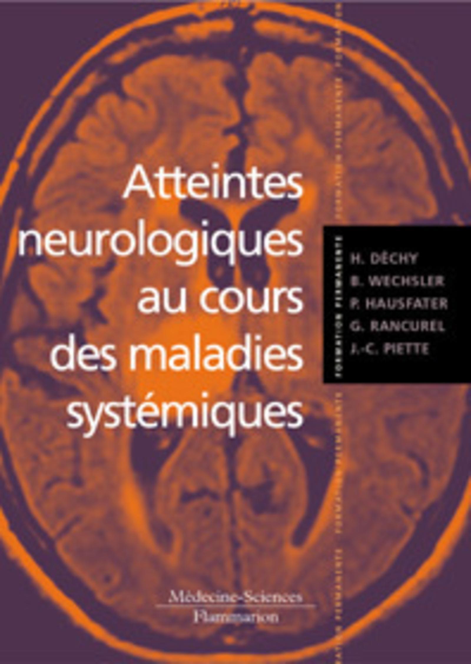 Atteintes neurologiques au cours des maladies systémiques (9782257128362-front-cover)