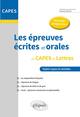 Les épreuves écrites et orales du CAPES de lettres. Nouveau programme (9782340007130-front-cover)