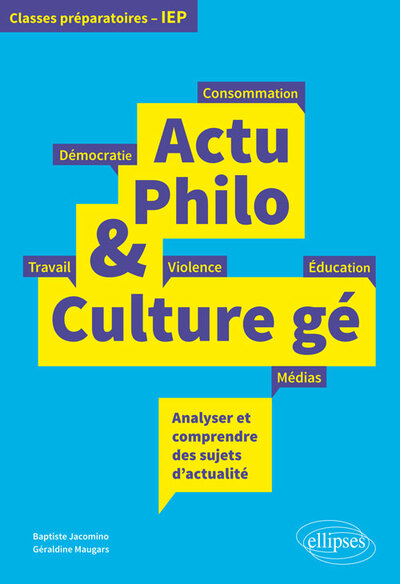 Actu Philo & Culture gé (9782340024601-front-cover)