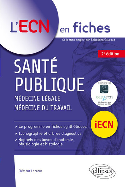 Santé publique - médecine légale - médecine du travail - 2e édition (9782340012646-front-cover)
