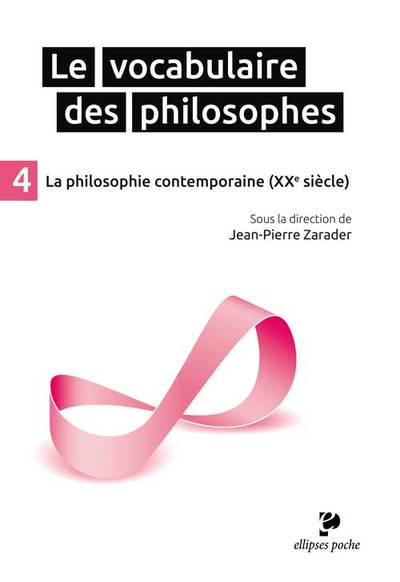 Le Vocabulaire des philosophes - la philosophie contemporaine (XXe siècle) (9782340009844-front-cover)