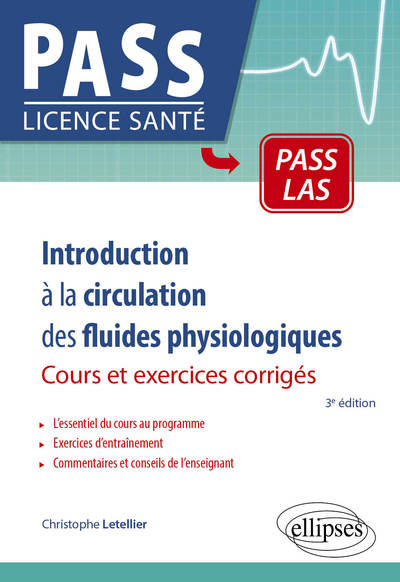 Introduction à la circulation des fluides physiologiques - Cours et exercices corrigés (9782340058118-front-cover)