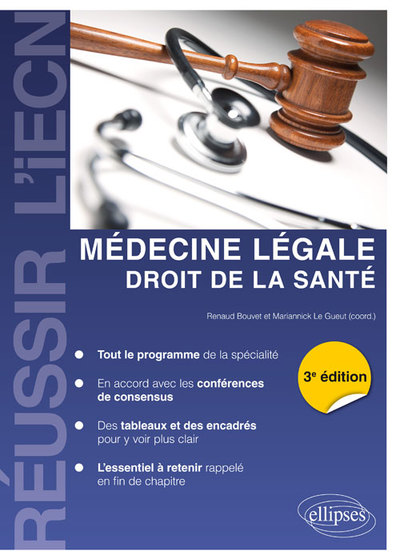 Médecine légale, droit de la santé - 3e édition (9782340025080-front-cover)