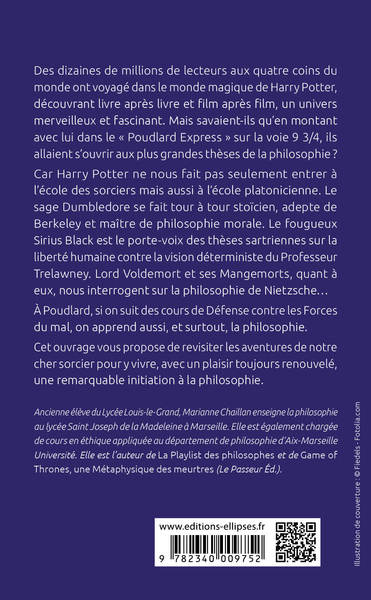 Harry Potter à l’école de la philosophie. Étude philosophique (9782340009752-back-cover)