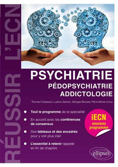 Psychiatrie - Pédopsychiatrie - Addictologie (9782340004979-front-cover)