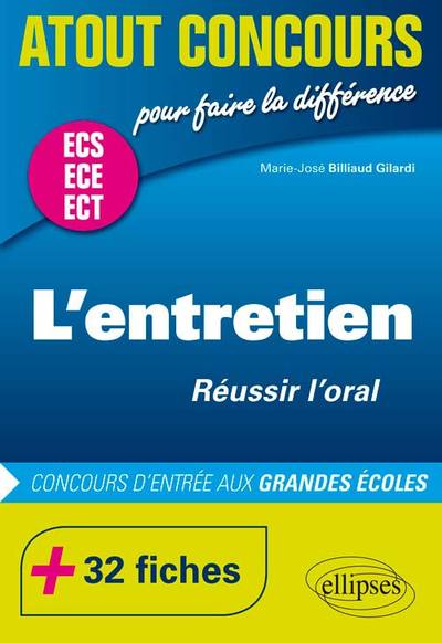 L’entretien aux concours d’entrée des écoles de commerce (9782340005839-front-cover)