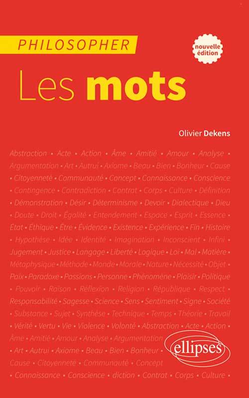 Philosopher. Les mots (Nouvelle édition) (9782340000353-front-cover)