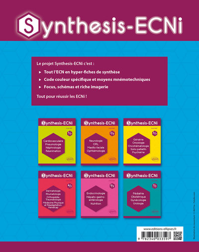 Synthesis-ECNi - 6/7 - Hématologie Médecine interne Maladies infectieuses et tropicales (9782340033597-back-cover)