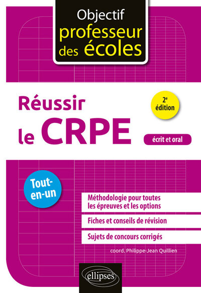 Réussir le CRPE - Tout en un - 2e édition (9782340026667-front-cover)