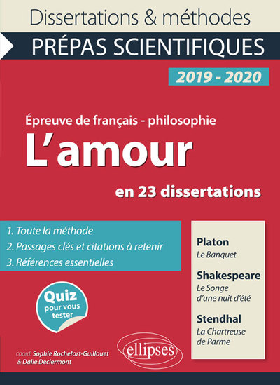 Thème et les trois œuvres. Epreuve de français/philo. Prépas scientifiques 2019-2020 (9782340024267-front-cover)