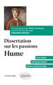 Dissertation sur les passions Hume. Texte au programme des CPGE scientifiques, épreuves de français-philosophie CONCOURS 2016-20 (9782340005389-front-cover)