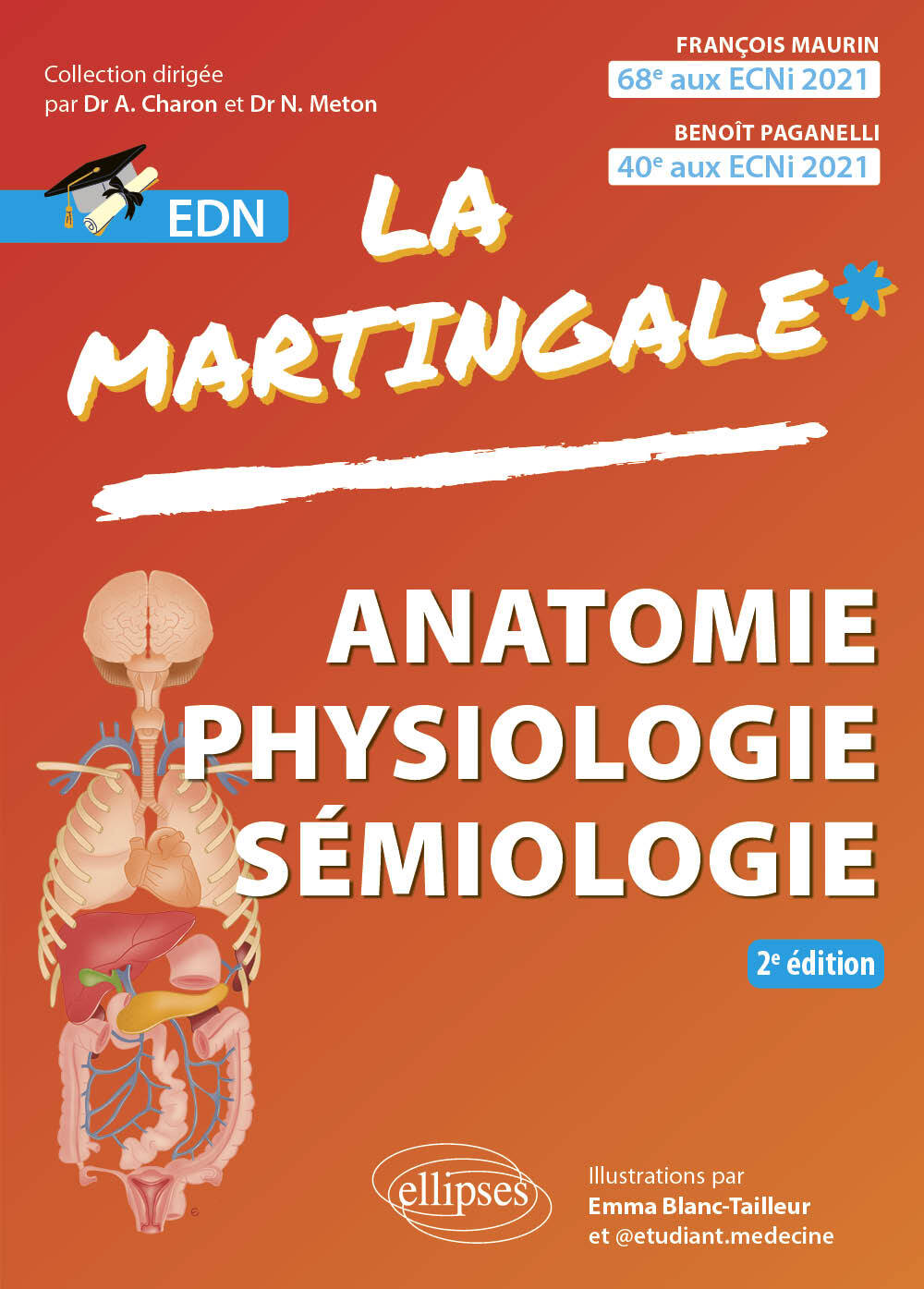 Anatomie – Physiologie – Sémiologie pour l’EDN, Mémento des connaissances du premier cycle des études médicales (9782340098060-front-cover)