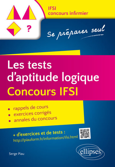 Les tests d’aptitude logique. Concours IFSI (9782340009950-front-cover)
