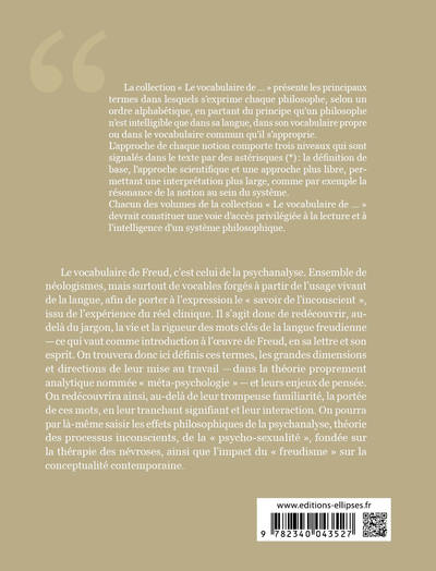 Le vocabulaire de Freud (9782340043527-back-cover)