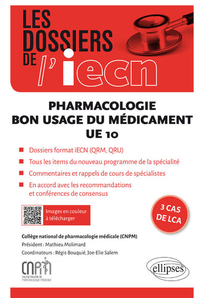 UE10 - Pharmacologie -  Bon usage du médicament (9782340009271-front-cover)