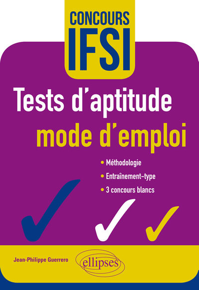 Tests d'aptitude Â– mode d'emploi Â– Concours IFSI (9782340016378-front-cover)
