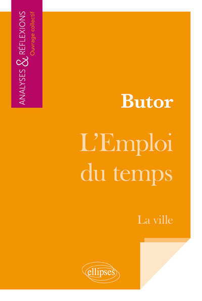Butor, L'Emploi du temps (9782340018846-front-cover)
