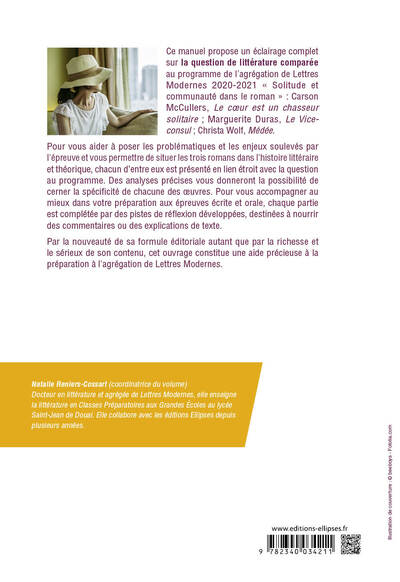 Littérature générale et comparée - Solitude et communauté dans le roman - Agrégation de Lettres 2020-2021 (9782340034211-back-cover)