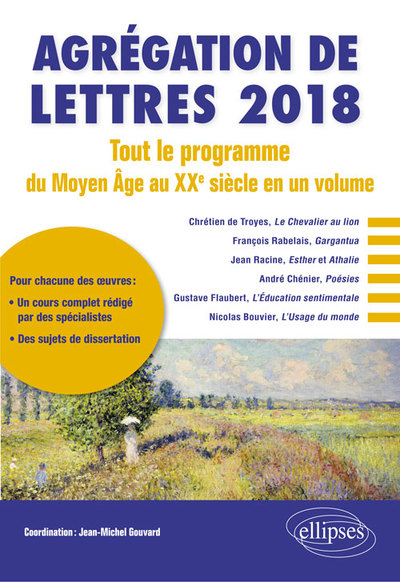 Agrégation de lettres 2018 (9782340017986-front-cover)