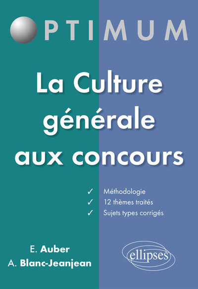 La Culture générale  aux concours (9782340003347-front-cover)