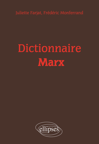 Dictionnaire Marx (9782340038745-front-cover)