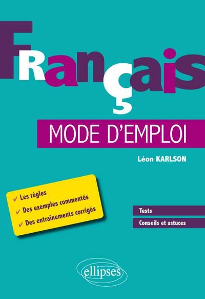Français mode d’emploi (9782340005099-front-cover)