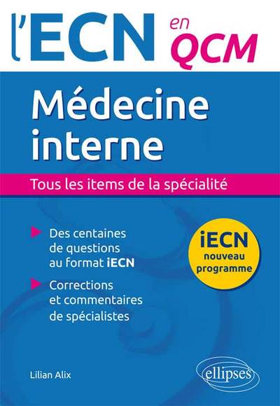 Médecine interne. Tous les items de la spécialité (9782340001831-front-cover)