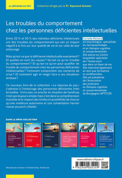 Savoir pour guérir : Les troubles du comportement chez les personnes déficientes intellectuelles (9782340035249-back-cover)