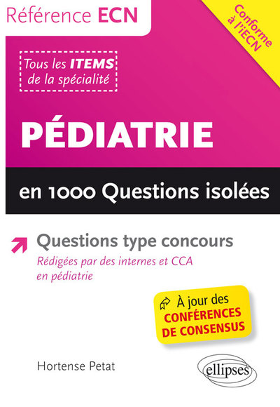 Pédiatrie en 1000 questions isolées (9782340011434-front-cover)