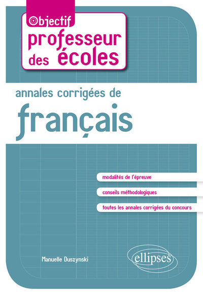 Annales corrigées de français (9782340013186-front-cover)