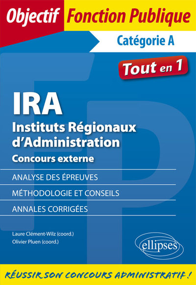 IRA Instituts Régionaux d’Administration Concours externe. (9782340025219-front-cover)