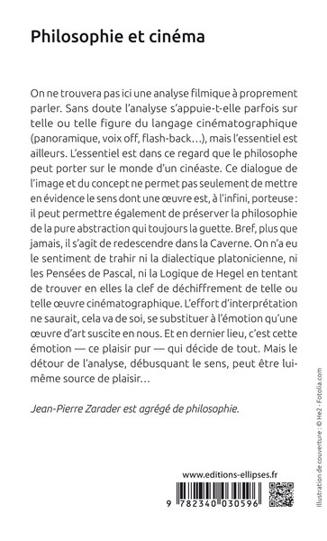 Philosophie et cinéma (9782340030596-back-cover)