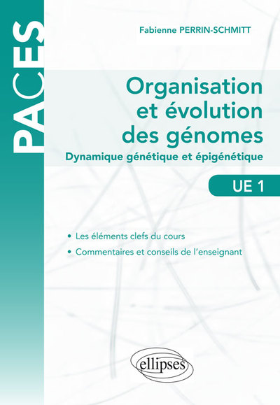 UE1 - Organisation et évolution des génomes - Dynamique génétique et épigénétique (9782340016583-front-cover)