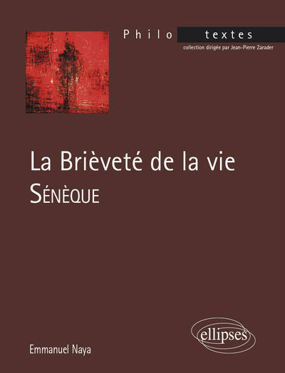 Sénèque, La brièveté de la vie (9782340038844-front-cover)