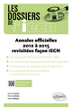 Annales officielles 2012 à 2015 revisitées facon iECN (9782340014602-front-cover)