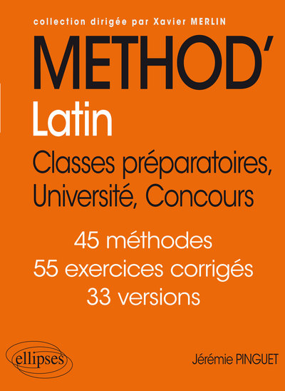 Méthod'Latin • Classes préparatoires, Université, Concours (9782340033733-front-cover)