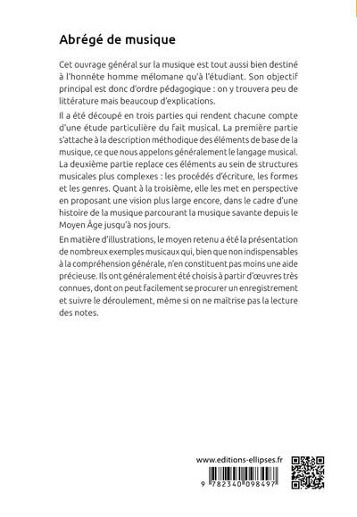 Abrégé de musique (9782340098497-back-cover)