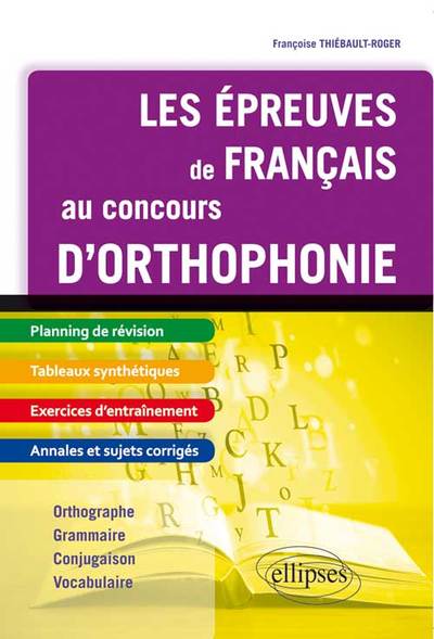 Les épreuves de français au concours d’orthophonie (9782340001961-front-cover)