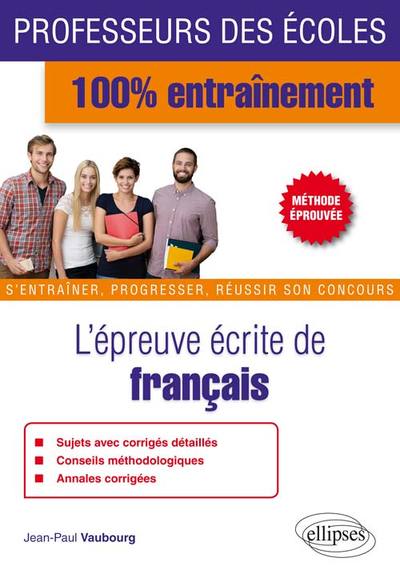 L'épreuve écrite de français (9782340007154-front-cover)
