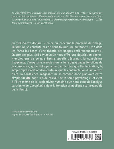 Jean-Paul Sartre, L'imaginaire (9782340038790-back-cover)