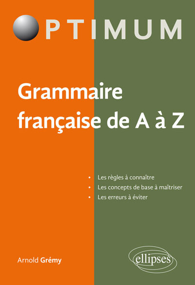 Grammaire française de A à Z (9782340017580-front-cover)