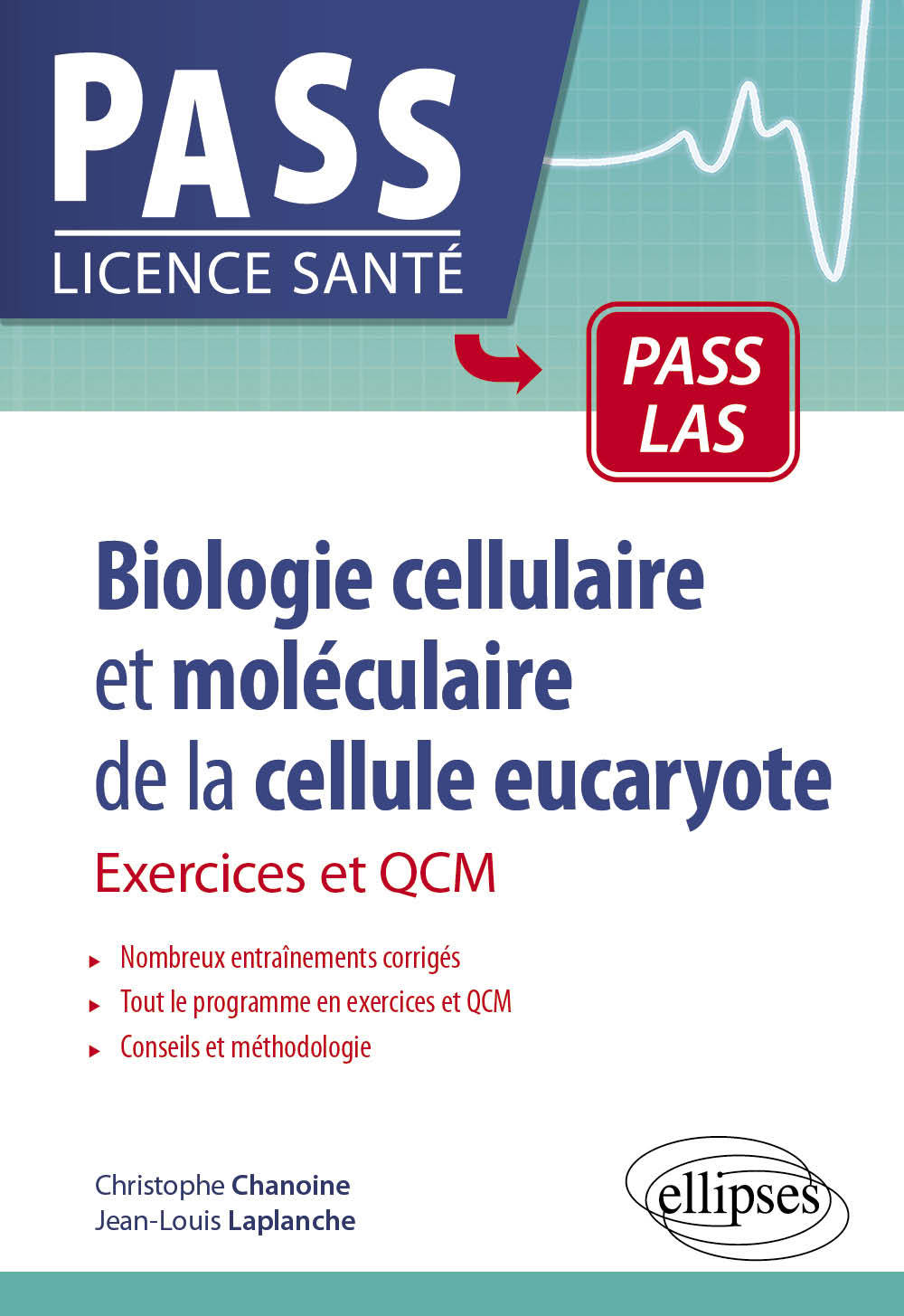 Biologie cellulaire et moléculaire de la cellule eucaryote - Exercices et QCM (9782340061866-front-cover)