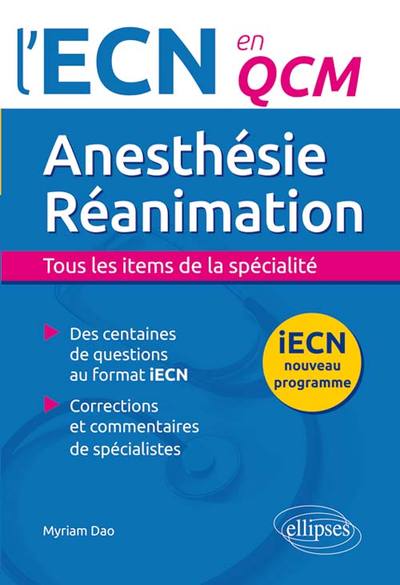 Anesthésie-Réanimation (9782340004986-front-cover)